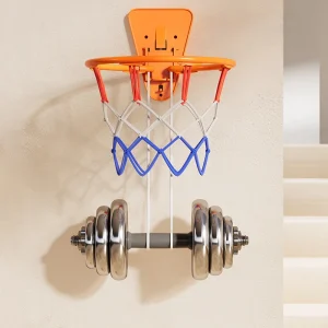 Alternative view of Ny inomhusbasketkorg för barn – mini hemmabasket med väggram och upphängbar backboard