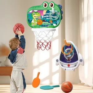 8 typer av nya barnbasketställ för inomhushängning – utan borrning, med poängräknare