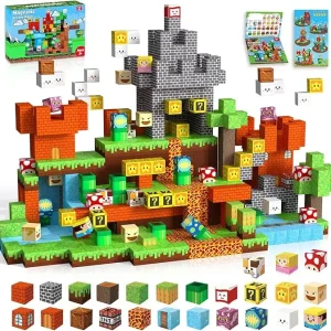 Magnetiska block – Bygg värld av magnetiska byggblock med Magiskt Portal-set