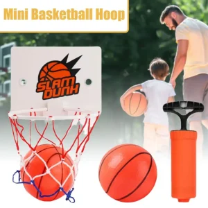 Mini basketkorgsset för inomhusbruk med sugpropp – lekset för barn