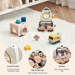 Liten astronaut – Startset för rymdupplevelse som utvecklar hand-öga-koordinering (1+ år)