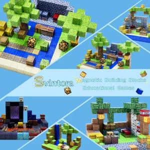 Magnetiska byggklossar – 32-delars magnetiskt blockset