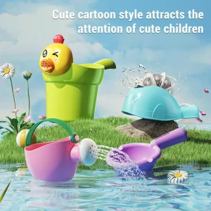 Sommarlek vid strand och pool – Sandset med formar, skopor och hink för lek utomhus