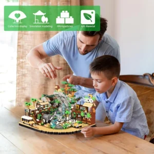 Zoo byggsats – Miniatyrbyggblock med 4 800 delar