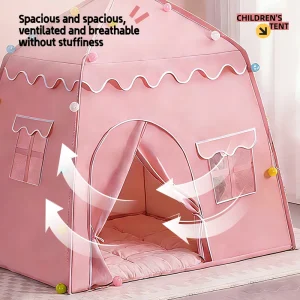 Barntält för lek – Inomhus- och utomhus, portabelt hopfällbart gömställe