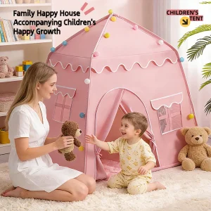 Barntält för lek – Inomhus- och utomhus, portabelt hopfällbart gömställe