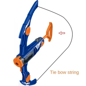 Utomhuslek: mjukt bombskjutarl Leksak – 12 skott kontinuerlig båge/pilbåge modell för barn
