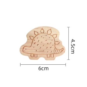 Trä-dinosaurie väggkrok – söt barnrumsdekor och nyckel-/klädkrok