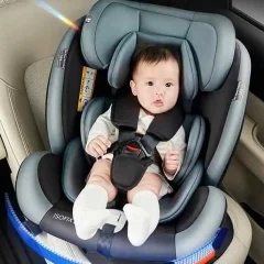 Bilbarnstol för barn 9–36 kg med ISOFIX och 360° rotation