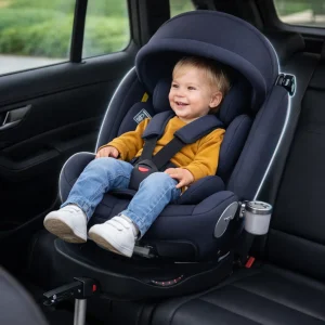 Bilbarnstol med 360° rotation och ISOFIX – 0–12 år