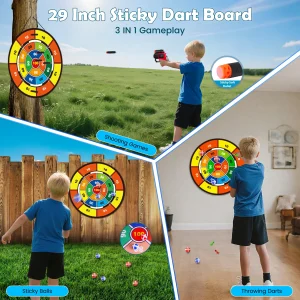 Nattljus Båg- och Skjutvapen Lekset – 4-i-1 Arkery Arena Inomhus/Utomhus