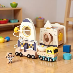 Liten astronaut – Startset för rymdupplevelse som utvecklar hand-öga-koordinering (1+ år)