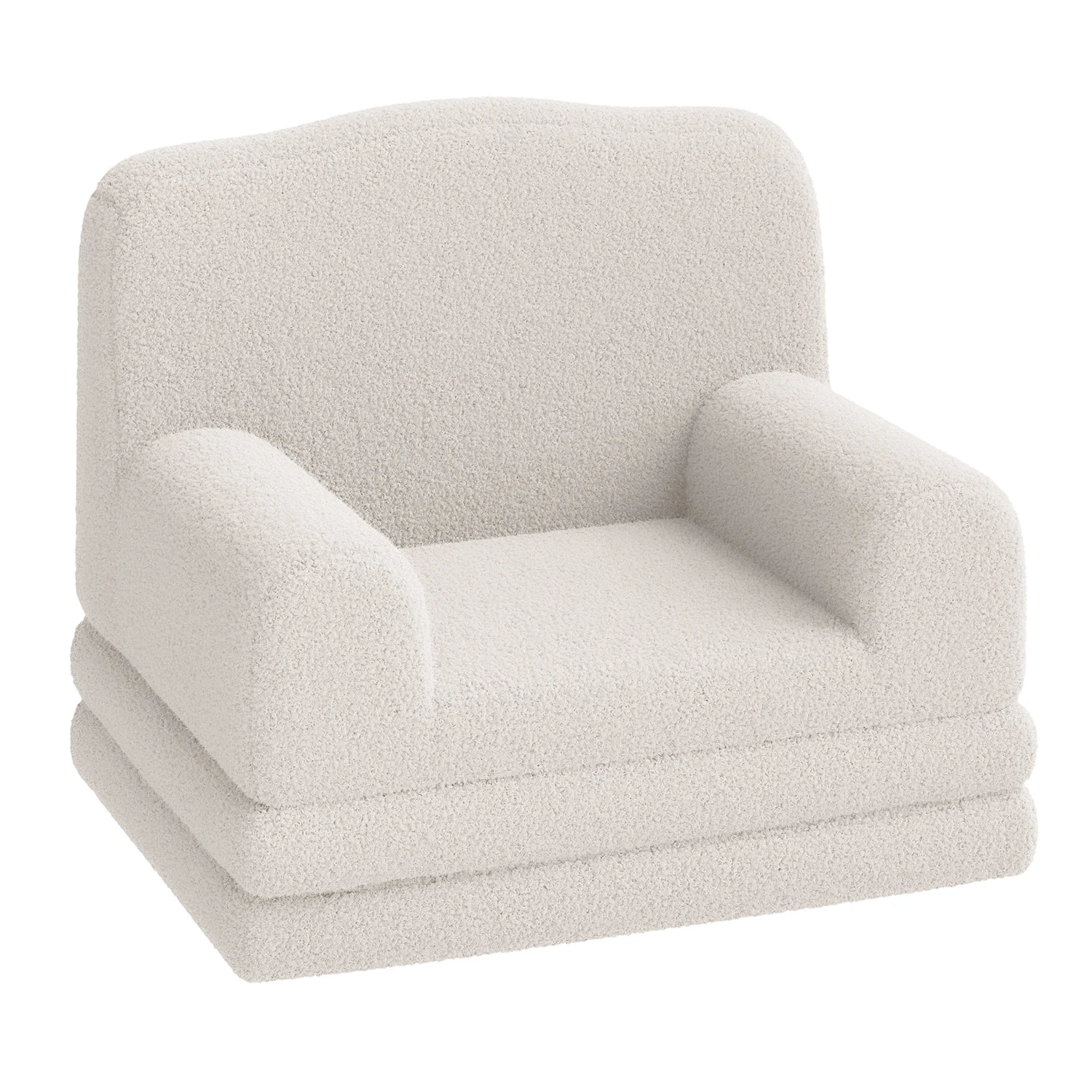 Barnlässoffa i Sherpa – omvandlingsbar barnsoffa och utfällbar säng med tvättbart överdrag, kronformad design 7 Barnlässoffa i Sherpa – omvandlingsbar barnsoffa och utfällbar säng med tvättbart överdrag, kronformad design - Bild 7