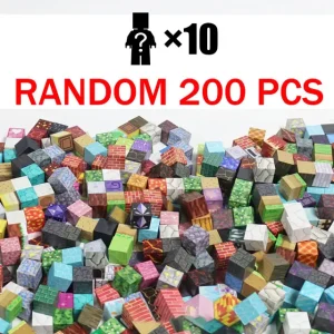 DIY magnetiska byggklossar – magnetset och byggblock för mini värld, STEM-konstruktion och utbildningsleksaker