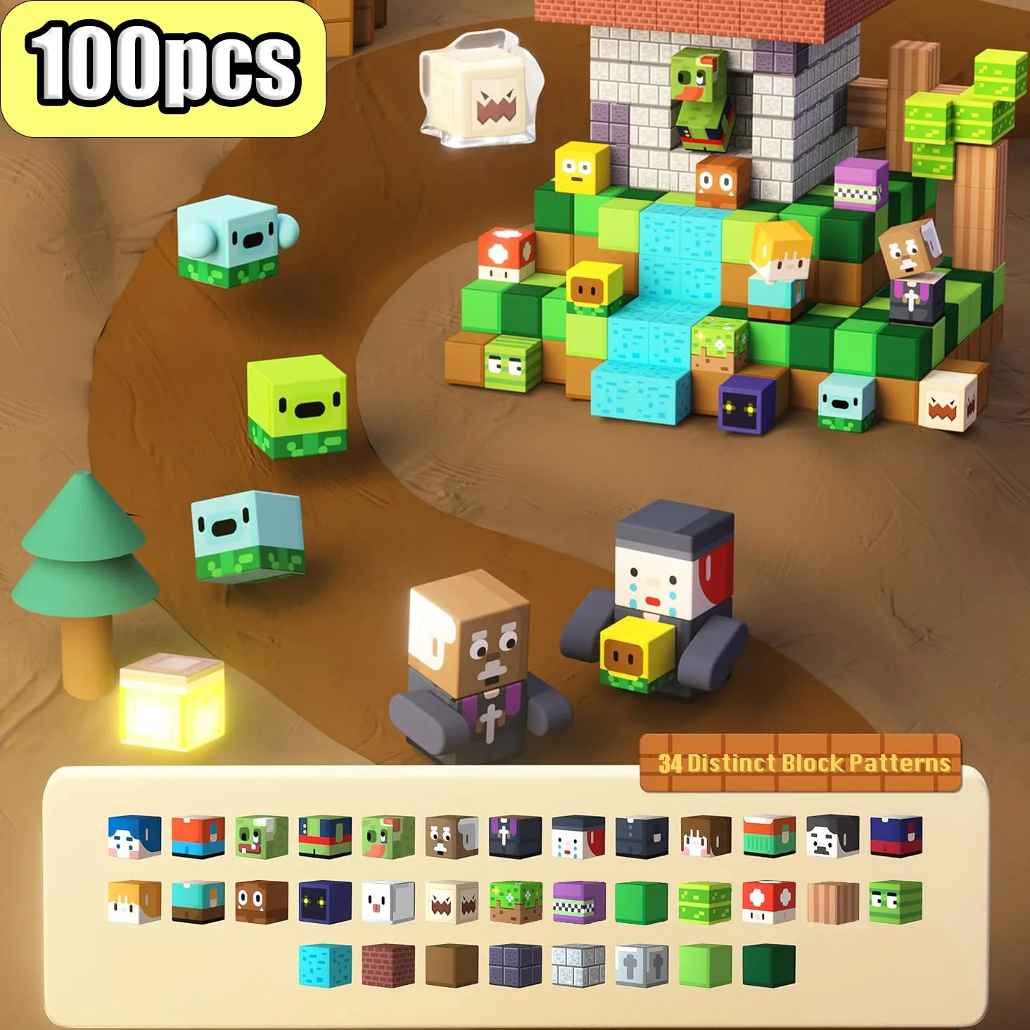 Zomblock-100pcs
