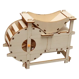 DIY Träbaserad Modellbyggsats – Vetenskaps- och Teknikexperiment Leksak
