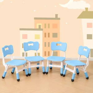 3-nivåers justerbar stapelbar barnstol – för lekrum, skola, daghem och hem