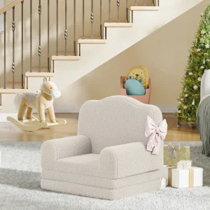 Barnlässoffa i Sherpa – omvandlingsbar barnsoffa och utfällbar säng med tvättbart överdrag, kronformad design 14 Barnlässoffa i Sherpa – omvandlingsbar barnsoffa och utfällbar säng med tvättbart överdrag, kronformad design