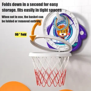 8 typer av nya barnbasketställ för inomhushängning – utan borrning, med poängräknare