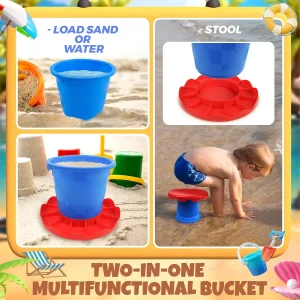 25-delars Sommar Vattenbord för Småbarn — 4 i 1 Lekutomhus (Vatten och Sand)