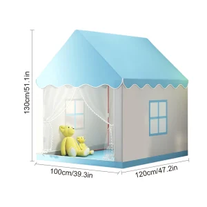 Prinsess-slottstält – lekhus i pastellfärger