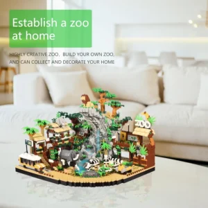Zoo byggsats – Miniatyrbyggblock med 4 800 delar