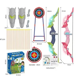 Barnens utomhusbåge och pil – ljusande rekurve lekset för barn 25 Barnens utomhusbåge och pil – ljusande rekurve lekset för barn