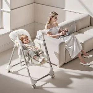 Spädbarns- och småbarnsstol – mångsidig matstol för barn, justerbar höjd, hopfällbar 17 Spädbarns- och småbarnsstol – mångsidig matstol för barn, justerbar höjd, hopfällbar