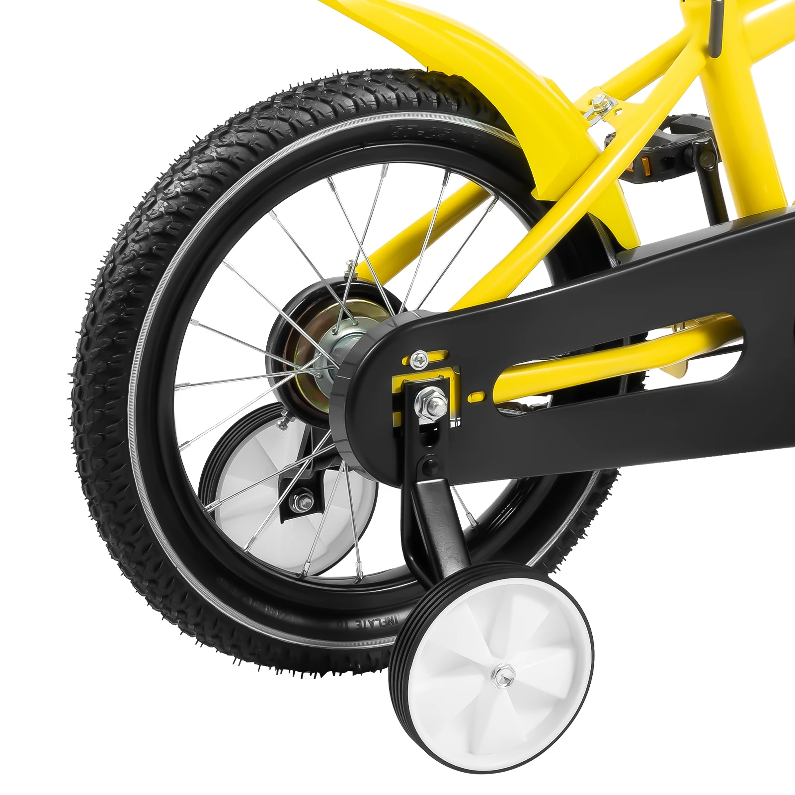 14-tums barncykel med stödhjul – justerbar sadel och armstöd, 7,67 kg 3 14-tums barncykel med stödhjul – justerbar sadel och armstöd, 7,67 kg - Bild 3