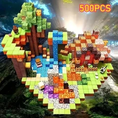 DIY magnetiska byggklossar – magnetset och byggblock för mini värld, STEM-konstruktion och utbildningsleksaker