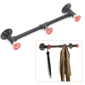 Alternative view of 30 kg Väggmonterad industriell hatthängare med tre krokar