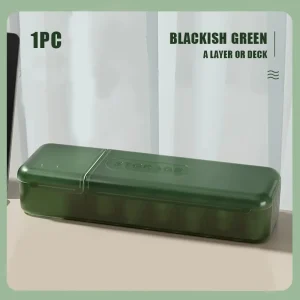 Portabel kabelorganiserare låda med 7 fack – för hemmakontor och elektronik