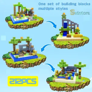 Magnetiska byggklossar – 32-delars magnetiskt blockset