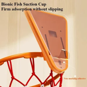 Inomhusbasketkorg för barn – väggmonterad, hopfällbar och tyst träningsutrustning