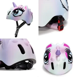 Barnhjälm — ventilerad, lätt och stötabsorberande, justerbar 48–52 cm