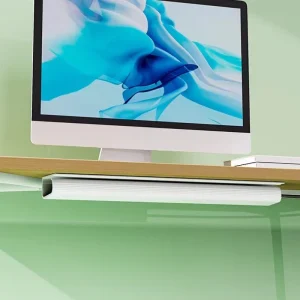 Under skrivbordet kabelorganizer 40 cm – Självhäftande kabelkanal för hem och kontor