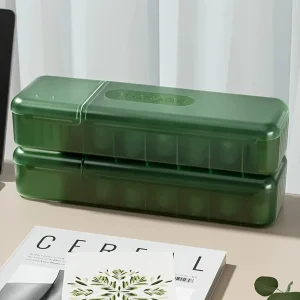 Portabel kabelorganiserare låda med 7 fack – för hemmakontor och elektronik