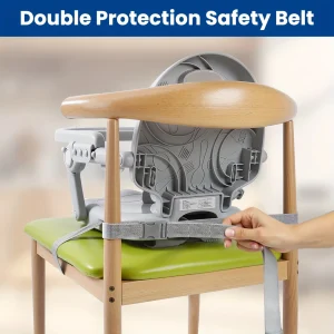 Alternative view of Justerbar mångfunktionell barnmatstol – portabel plastbarnstol för hemmabruk