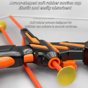 Båge- och pilset för barn med LED-ljus, 10 sugpilar och stor måltavla