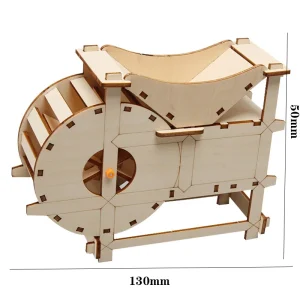 DIY Träbaserad Modellbyggsats – Vetenskaps- och Teknikexperiment Leksak