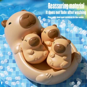 Söt kapybara-inspirerad vattenlek-leksak för bad och lek 9 Söt kapybara-inspirerad vattenlek-leksak för bad och lek