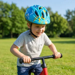 CE‑certifierad barnhjälm i EPS för cykel, rullskridskor och skateboard