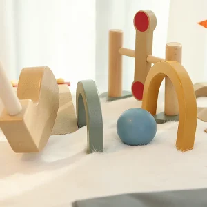 Alternative view of Trä golfleksaksset för barn – Pedagogiskt set för småbarn (utomhus och inomhus)