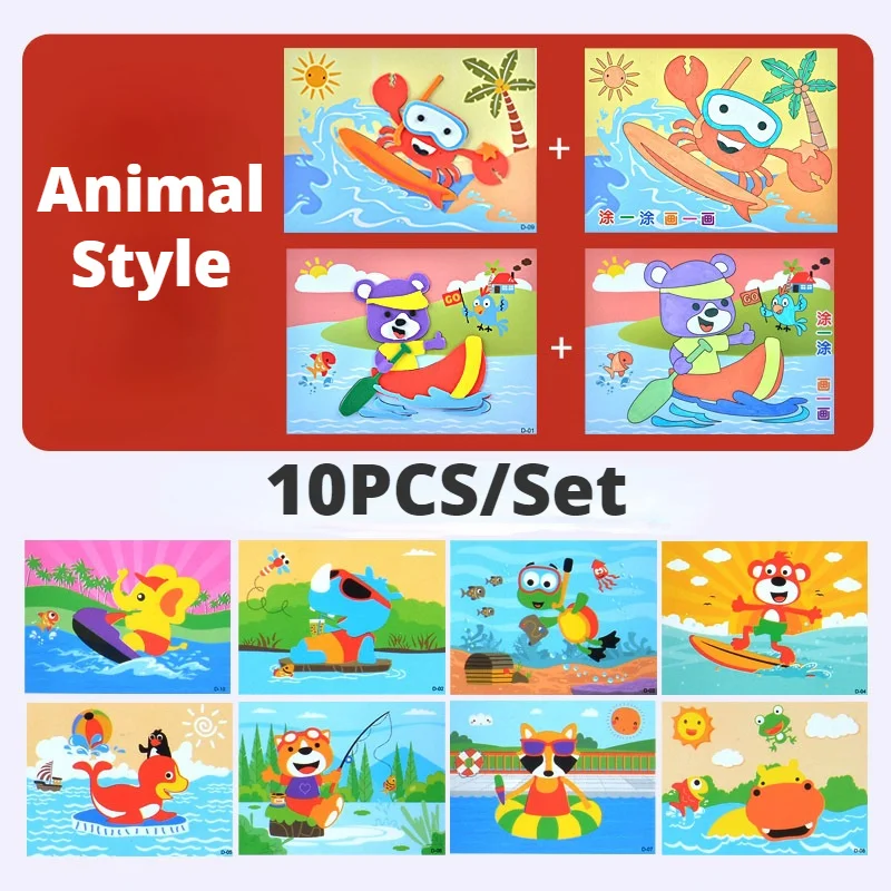 Animal 10 Pcs