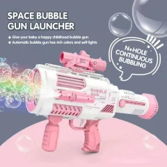 Elektrisk bubbla-pistol i rymdstil med ryggsäck och ljus 38 Elektrisk bubbla-pistol i rymdstil med ryggsäck och ljus