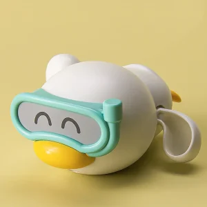 Ny badleksak för sommarbad – vevdriven anka som flyter och roterar i badkaret 9 Ny badleksak för sommarbad – vevdriven anka som flyter och roterar i badkaret