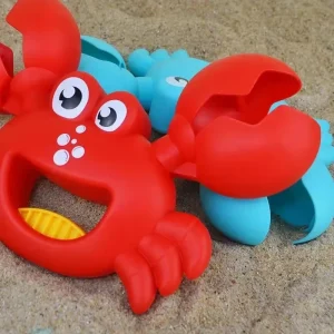 Sommarstrandleksaker för barn – plastskopor och gripklor för sandlek