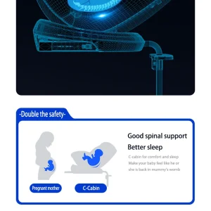 Bilbarnstol för barn 9–36 kg med ISOFIX och 360° rotation
