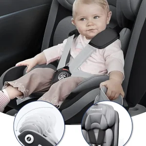AP03 KL005 ECE R129 Bilbarnstol 360° roterbar med Isofix, grupp 0+/1/2/3 (9–36 kg/0–12 år), 5-punkts bälte