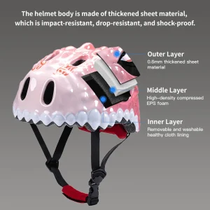 Barnhjälm med 3D‑dinosaurie – justerbar, ventilerad cykel- och skatehjälm 15 Barnhjälm med 3D‑dinosaurie – justerbar, ventilerad cykel- och skatehjälm